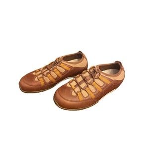 Zumfoot Athena Bungee Slip On Walking Shoes Comfort Size 39M (8-8.5M US)  Brown